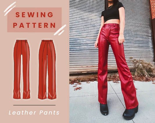 Leather Pants Digital Sewing Pattern Book